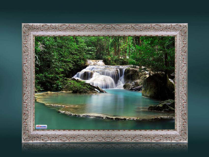 Infrarot Bildheizung 500 "Flusslauf" Frontalansicht